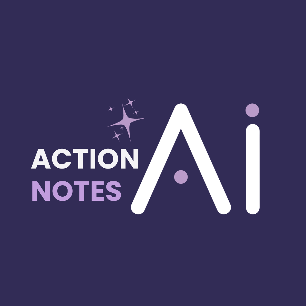 ActionNotes.ai logo - AI-powered conference command center